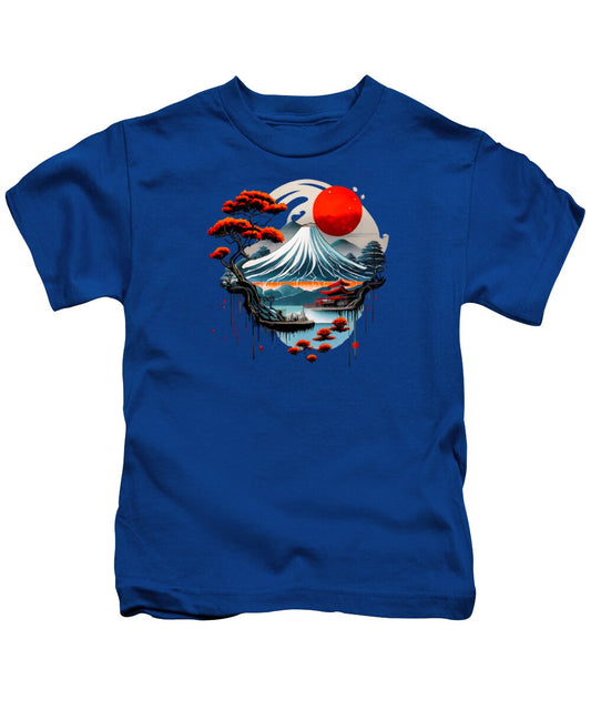 Mount Fuji Japanese Landscape - Kids T-Shirt