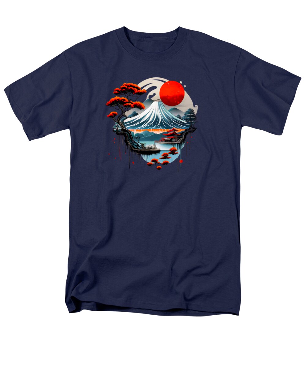 Mount Fuji Japanese Landscape - Men's T-Shirt (Regular Fit)