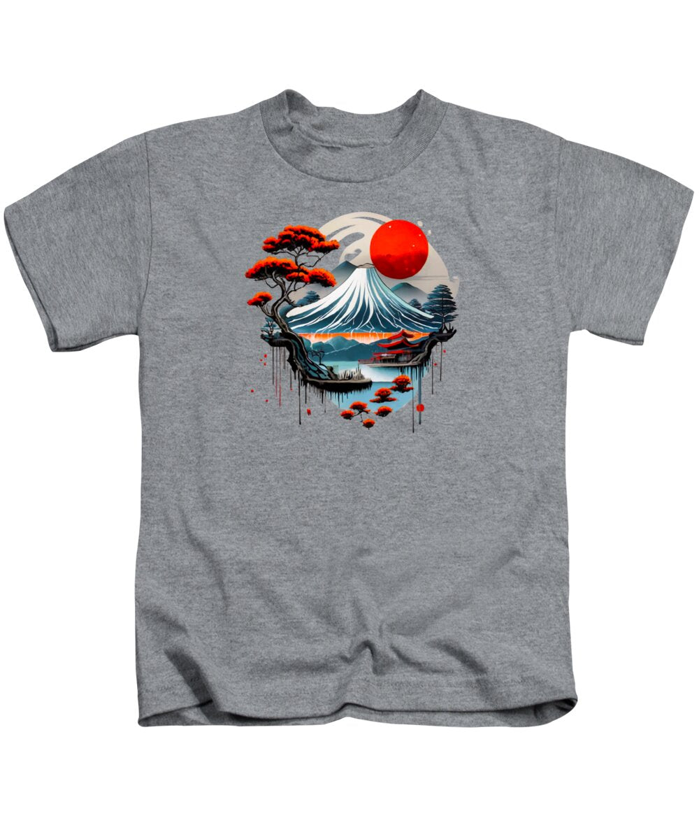 Mount Fuji Japanese Landscape - Kids T-Shirt