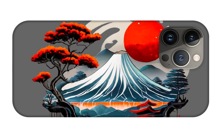 Mount Fuji Japanese Landscape - Phone Case