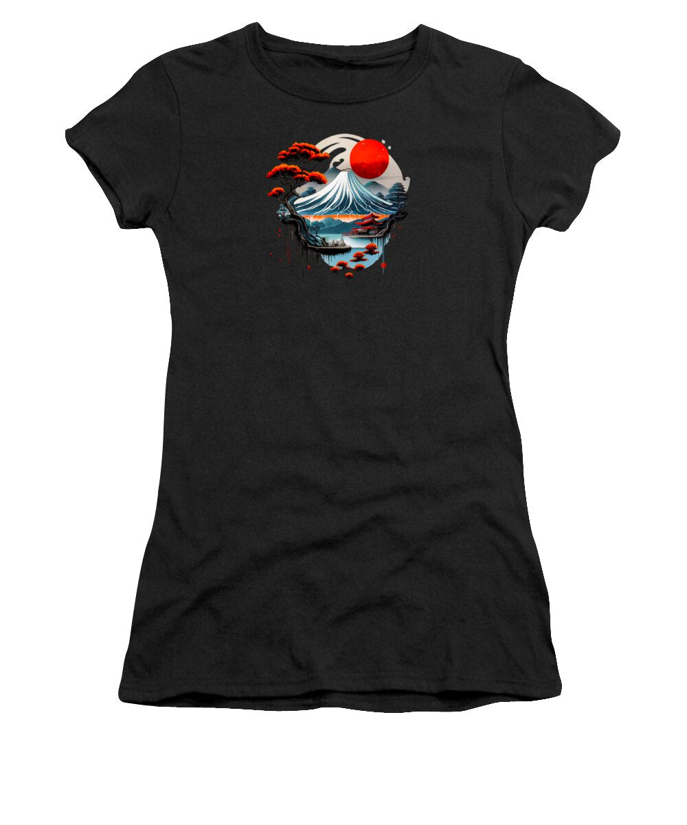 Mount Fuji Japanese Landscape - Women's T-Shirt