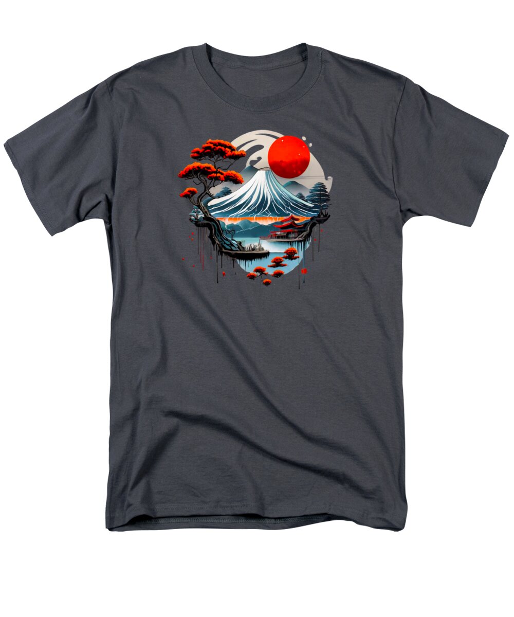 Mount Fuji Japanese Landscape - Men's T-Shirt (Regular Fit)