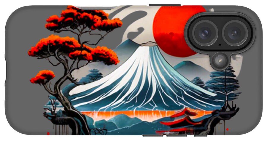 Mount Fuji Japanese Landscape - Phone Case