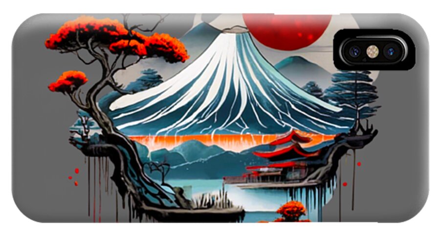 Mount Fuji Japanese Landscape - Phone Case