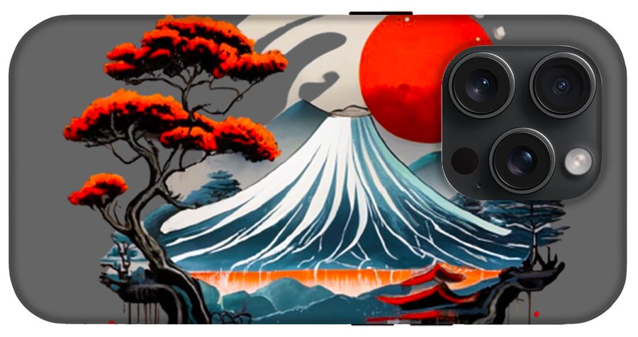 Mount Fuji Japanese Landscape - Phone Case