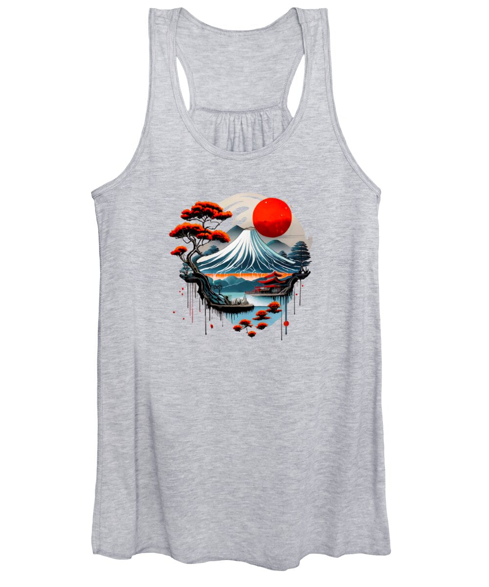 Mount Fuji Japanese Landscape - Women's Tank Top