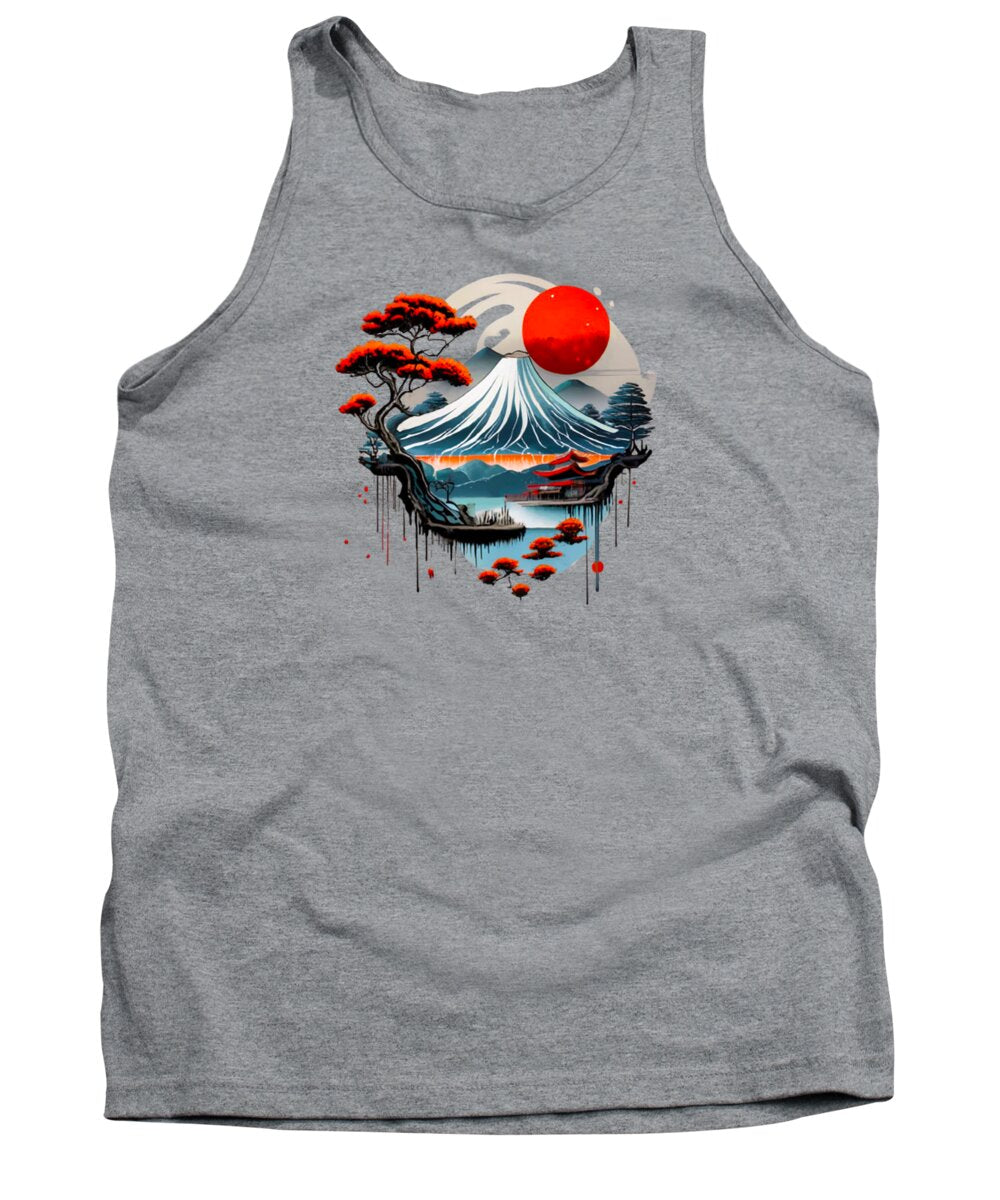 Mount Fuji Japanese Landscape - Tank Top