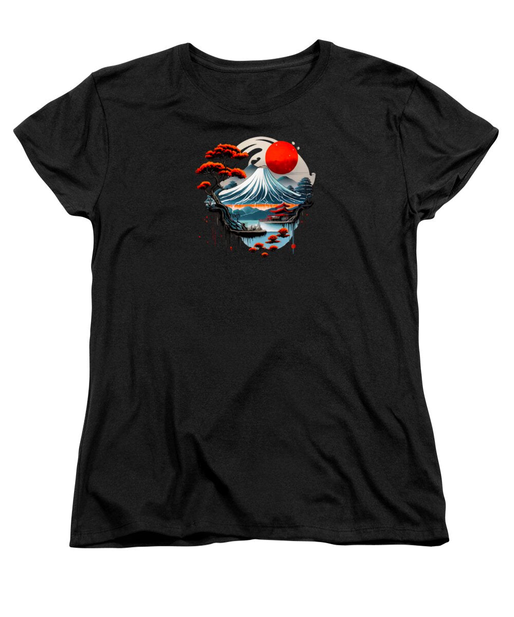 Mount Fuji Japanese Landscape - Women's T-Shirt (Standard Fit)