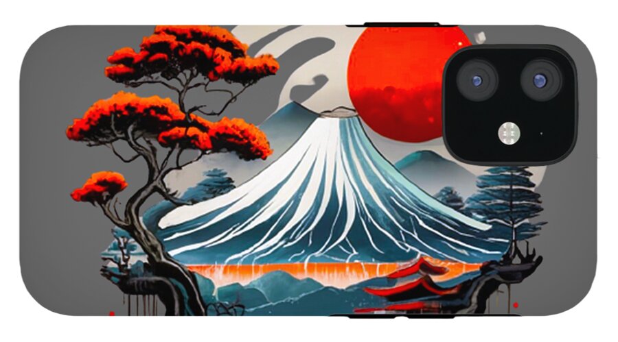 Mount Fuji Japanese Landscape - Phone Case