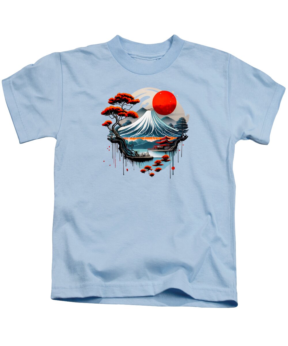 Mount Fuji Japanese Landscape - Kids T-Shirt
