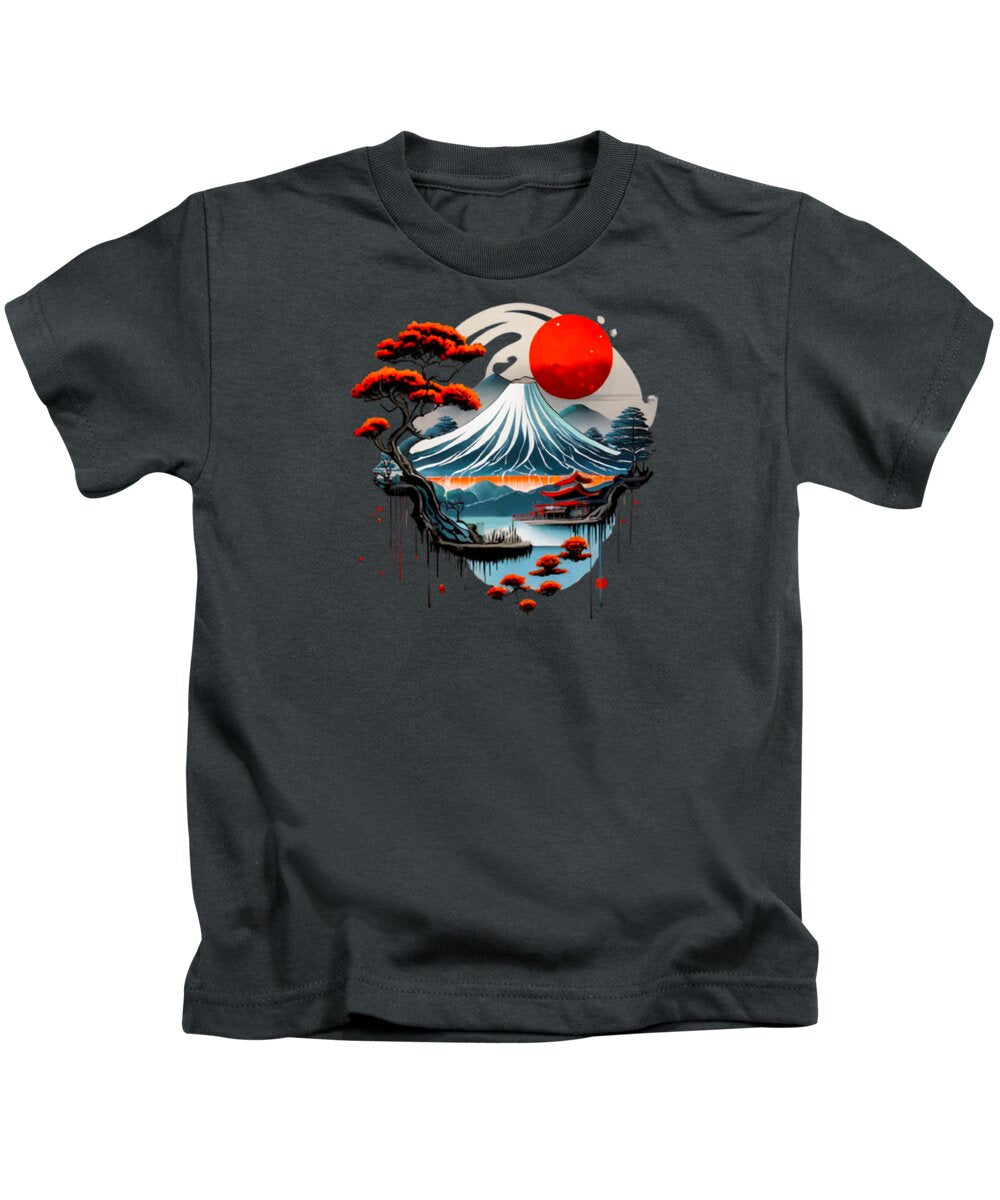 Mount Fuji Japanese Landscape - Kids T-Shirt
