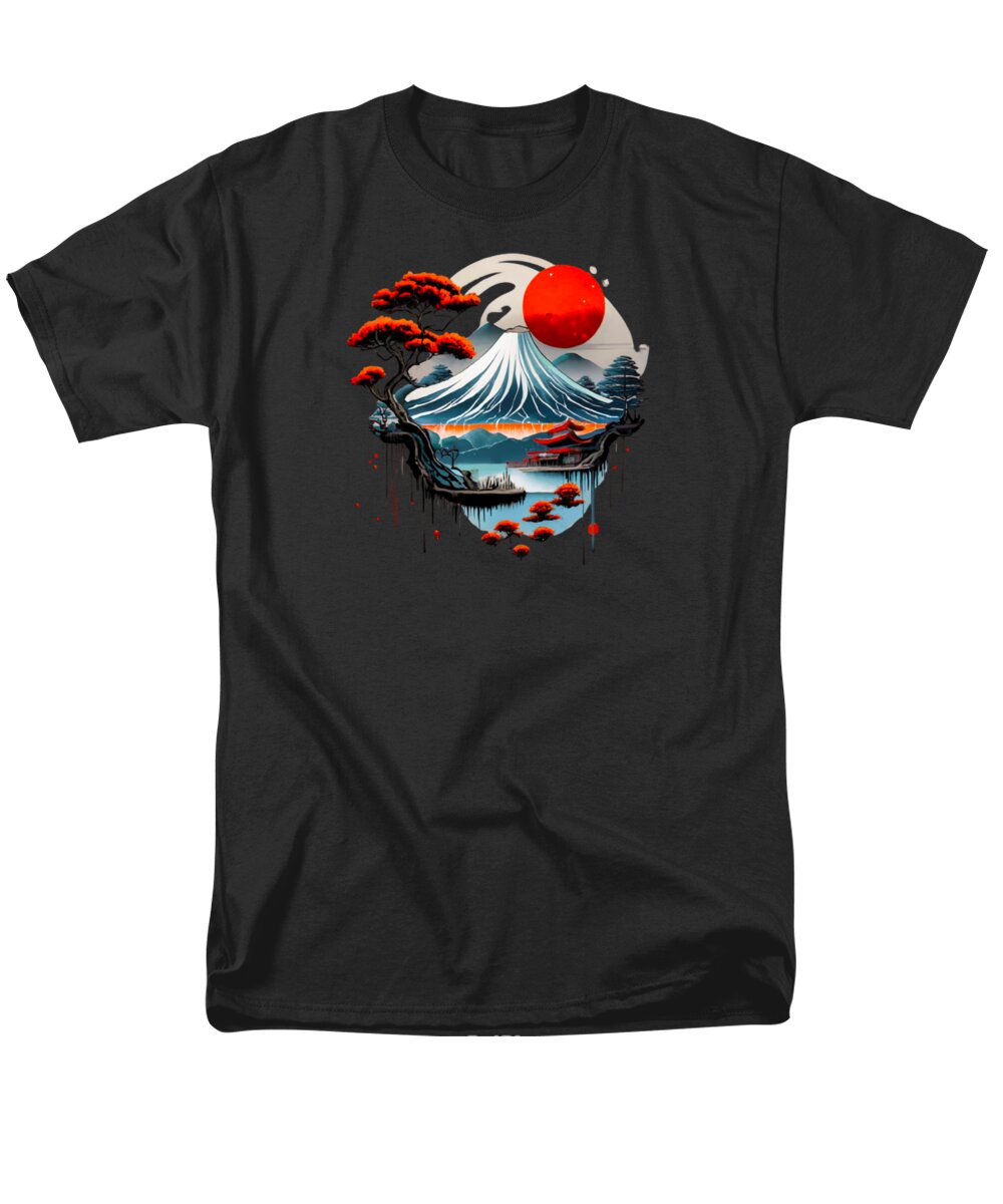 Mount Fuji Japanese Landscape - Men's T-Shirt (Regular Fit)