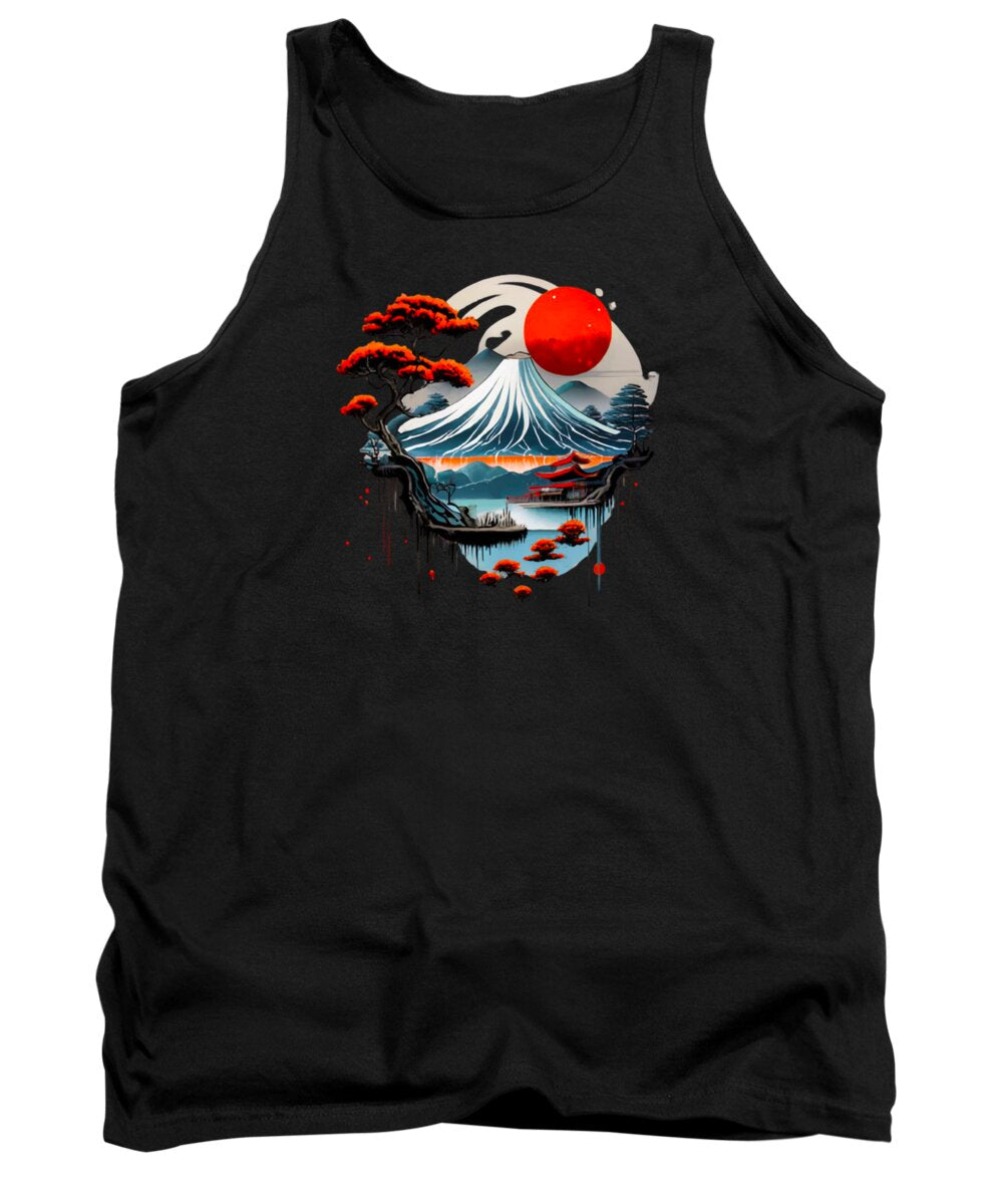 Mount Fuji Japanese Landscape - Tank Top