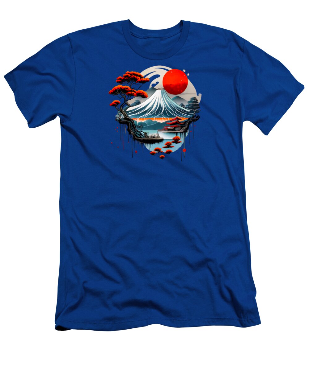 Mount Fuji Japanese Landscape - T-Shirt
