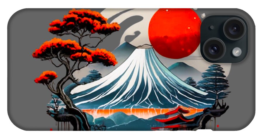 Mount Fuji Japanese Landscape - Phone Case