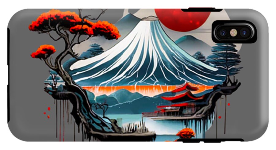 Mount Fuji Japanese Landscape - Phone Case