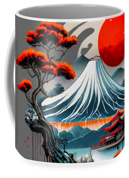 Mount Fuji Japanese Landscape - Mug