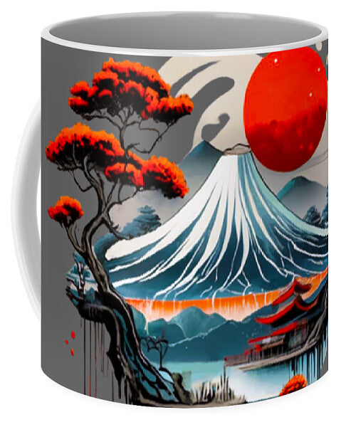 Mount Fuji Japanese Landscape - Mug