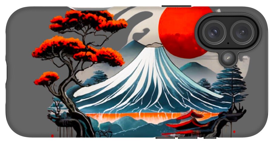 Mount Fuji Japanese Landscape - Phone Case