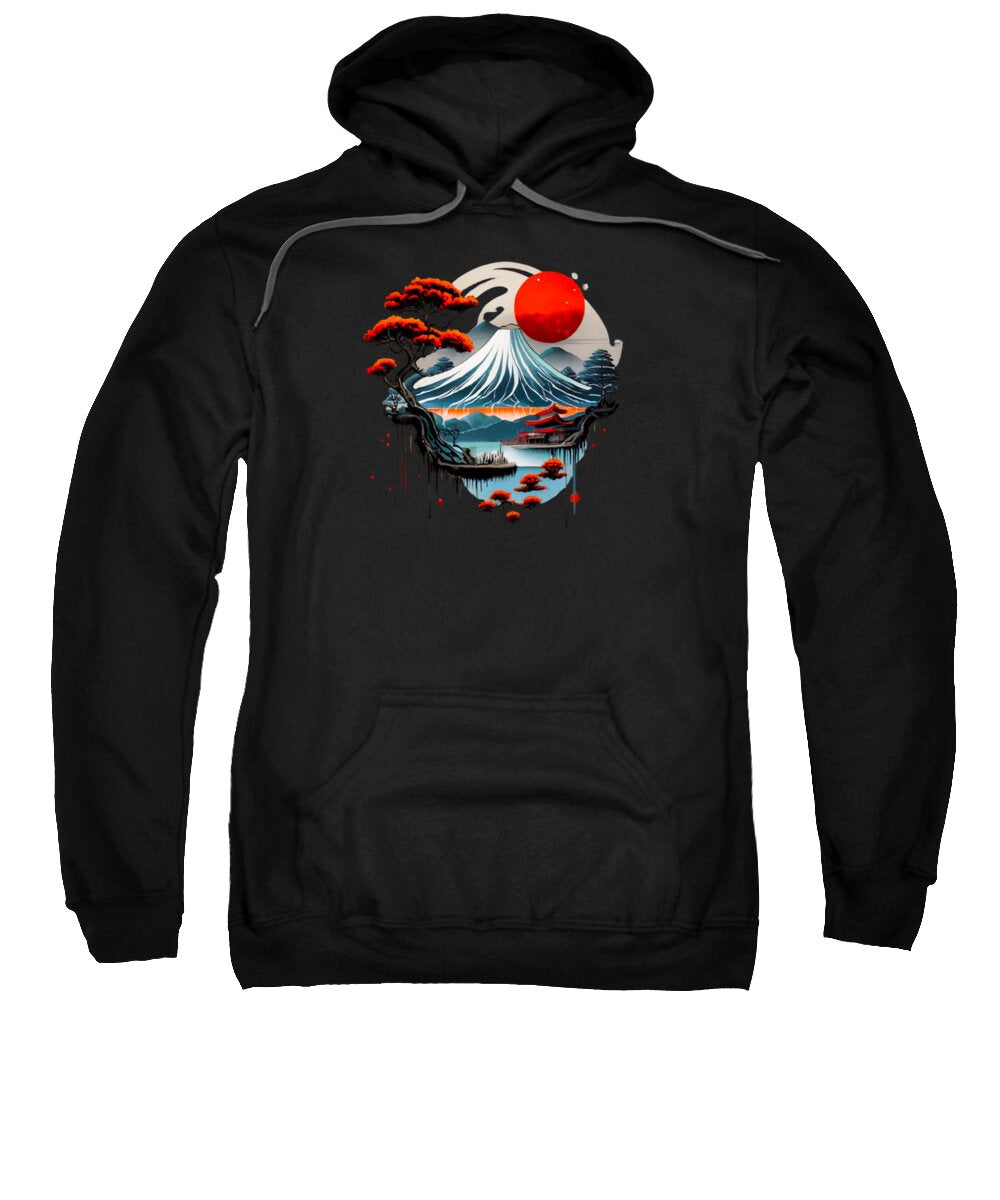 Mount Fuji Japanese Landscape - Sweatshirt