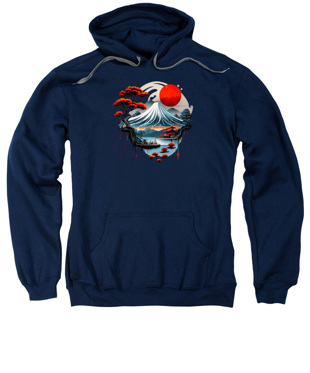 Mount Fuji Japanese Landscape - Sweatshirt