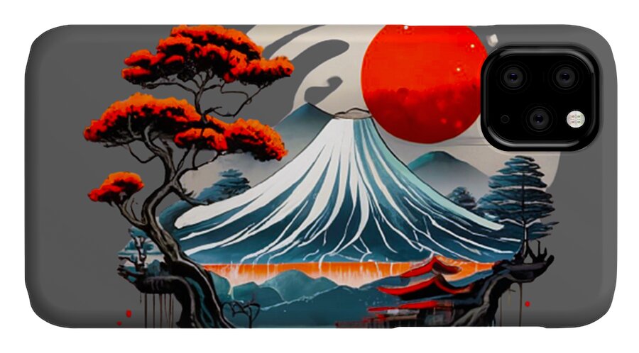 Mount Fuji Japanese Landscape - Phone Case