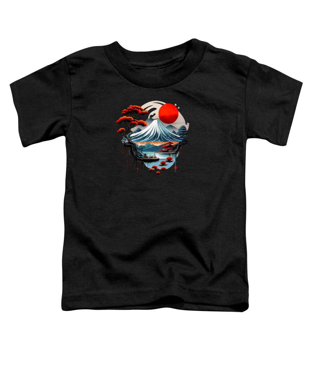 Mount Fuji Japanese Landscape - Toddler T-Shirt