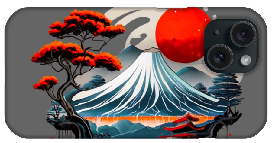 Mount Fuji Japanese Landscape - Phone Case