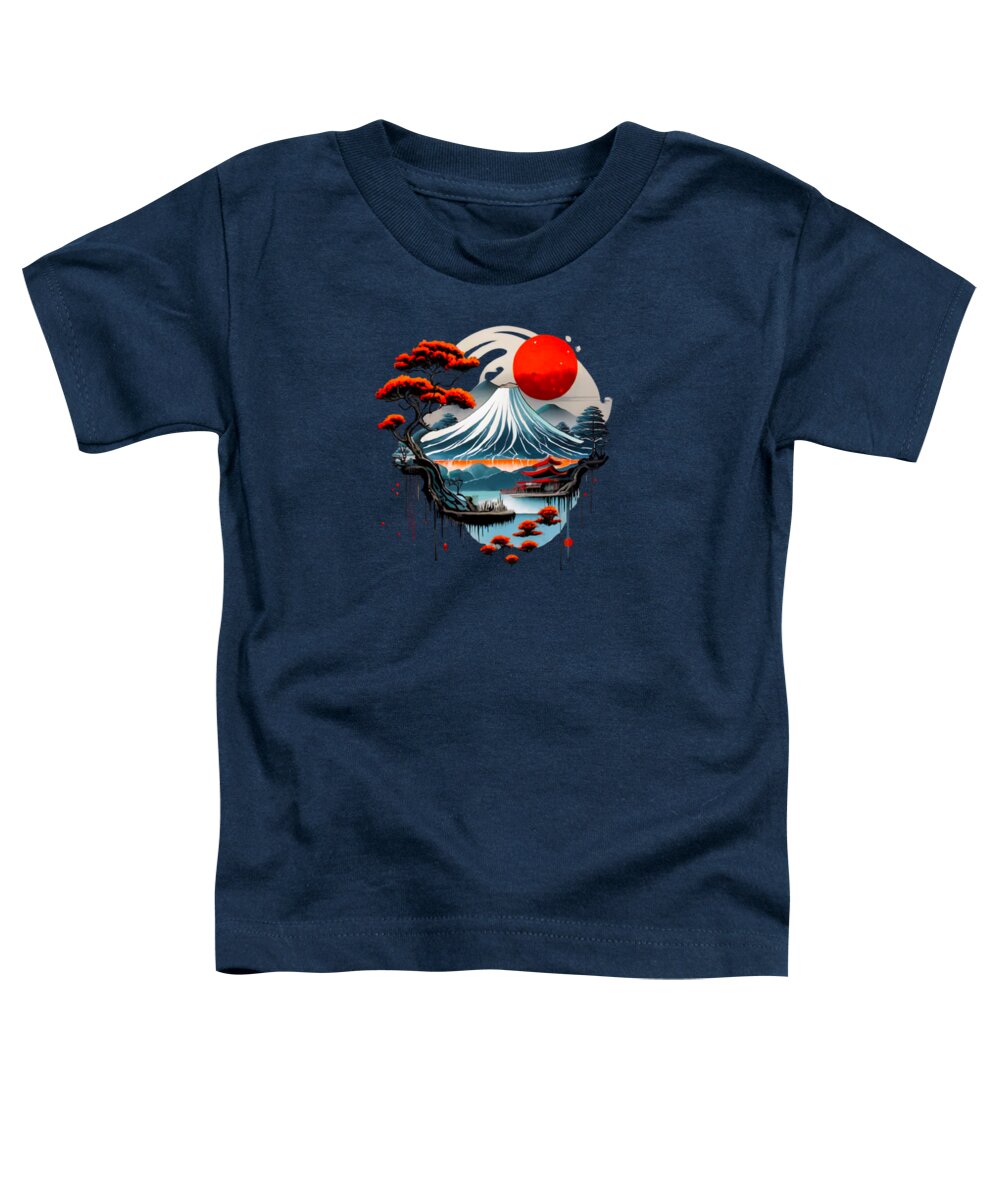Mount Fuji Japanese Landscape - Toddler T-Shirt