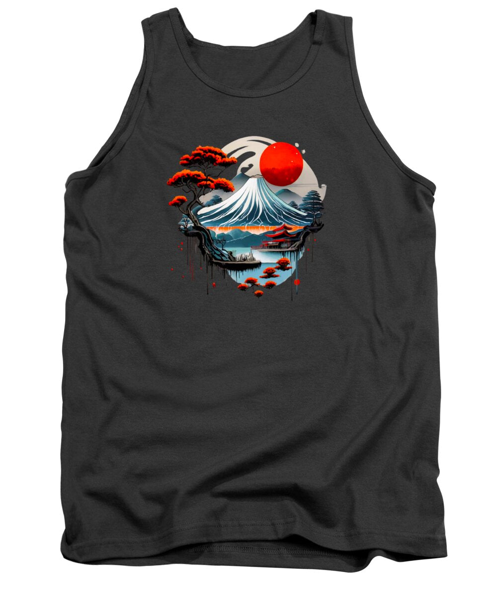 Mount Fuji Japanese Landscape - Tank Top