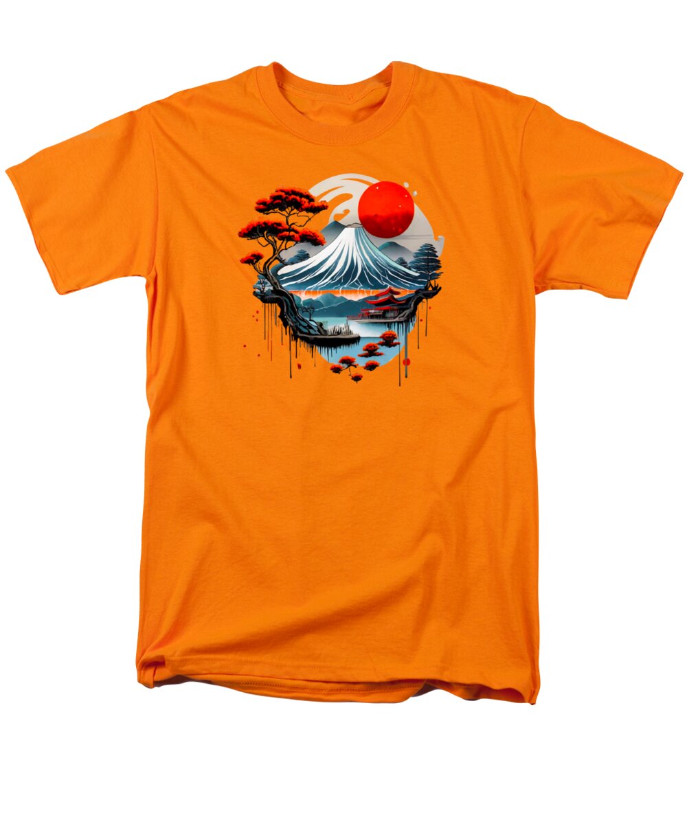 Mount Fuji Japanese Landscape - Men's T-Shirt (Regular Fit)