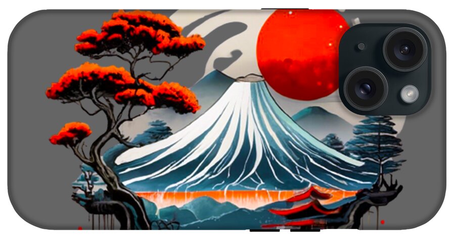 Mount Fuji Japanese Landscape - Phone Case