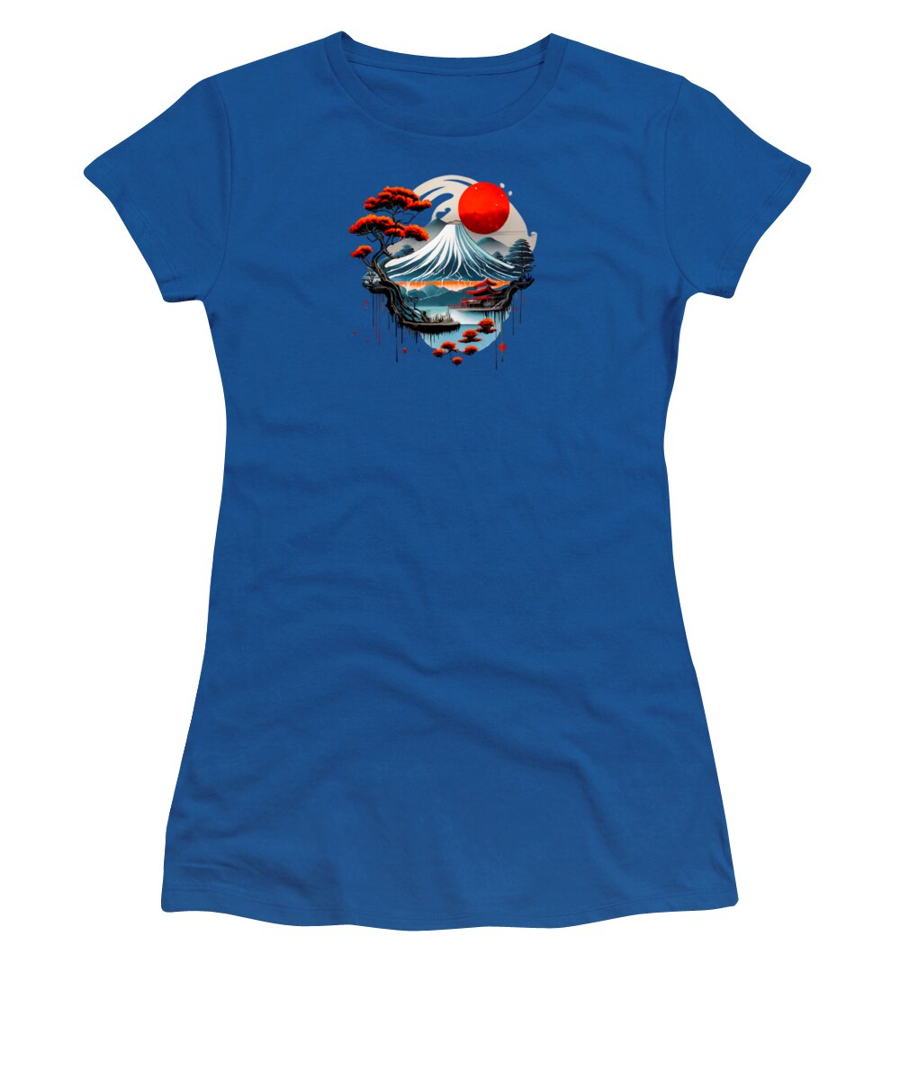 Mount Fuji Japanese Landscape - Women's T-Shirt