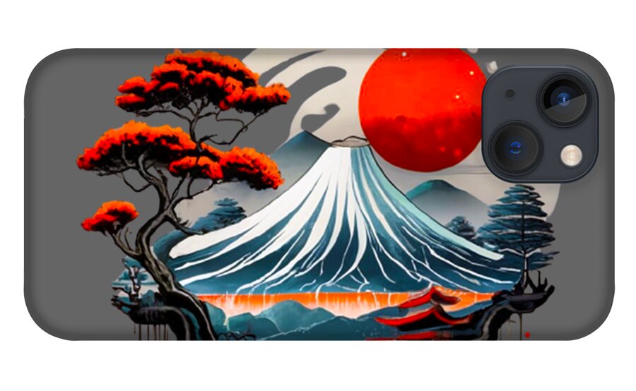 Mount Fuji Japanese Landscape - Phone Case