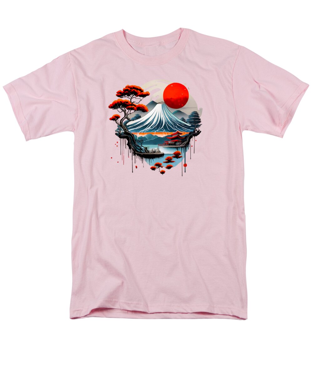 Mount Fuji Japanese Landscape - Men's T-Shirt (Regular Fit)
