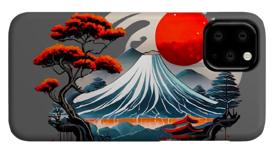 Mount Fuji Japanese Landscape - Phone Case