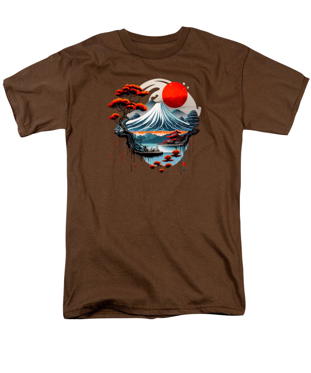 Mount Fuji Japanese Landscape - Men's T-Shirt (Regular Fit)
