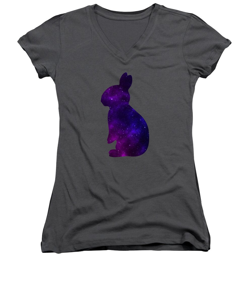 My Bunny Valentine Cute Rabbit - Women's V-Neck