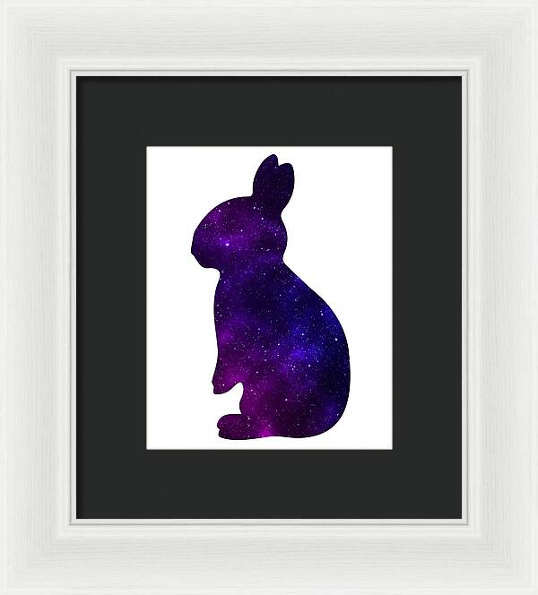 My Bunny Valentine Cute Rabbit - Framed Print