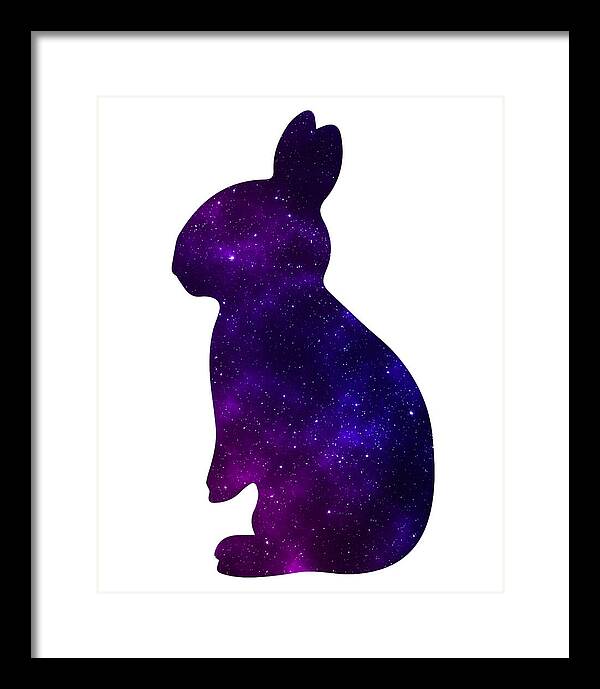My Bunny Valentine Cute Rabbit - Framed Print