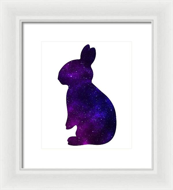 My Bunny Valentine Cute Rabbit - Framed Print