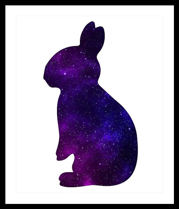 My Bunny Valentine Cute Rabbit - Framed Print