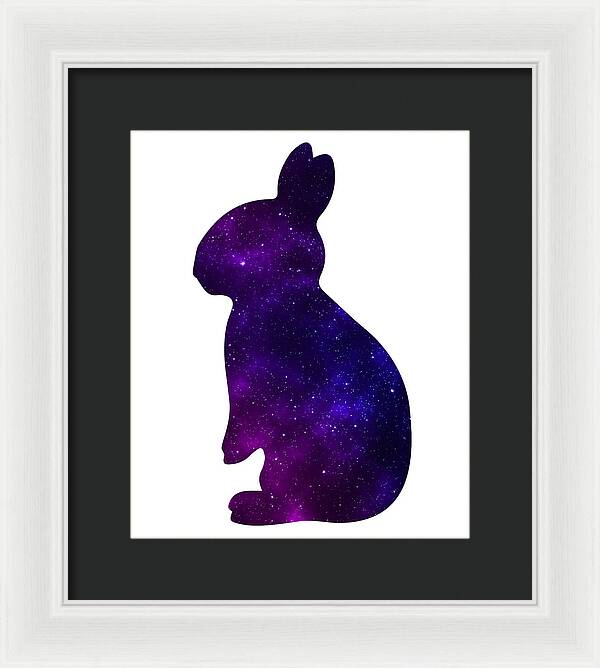 My Bunny Valentine Cute Rabbit - Framed Print