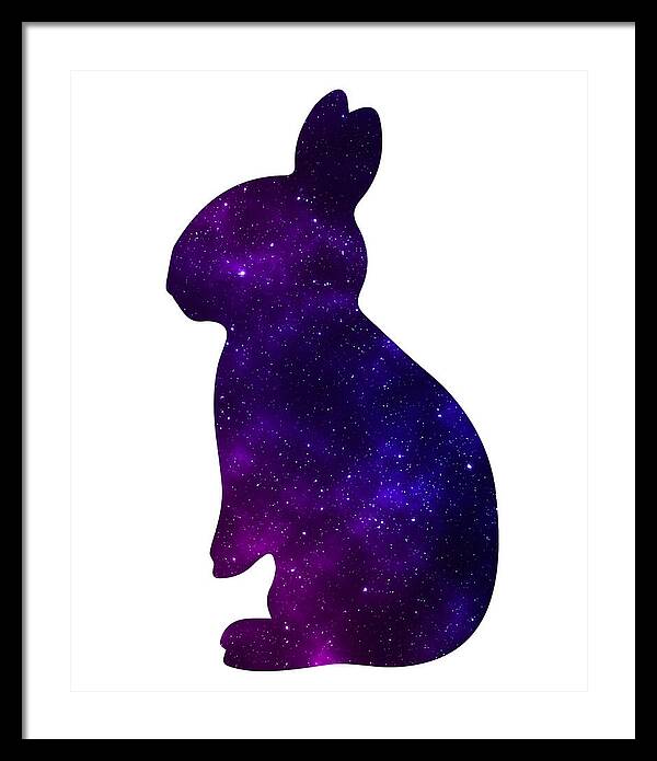 My Bunny Valentine Cute Rabbit - Framed Print
