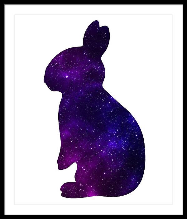 My Bunny Valentine Cute Rabbit - Framed Print