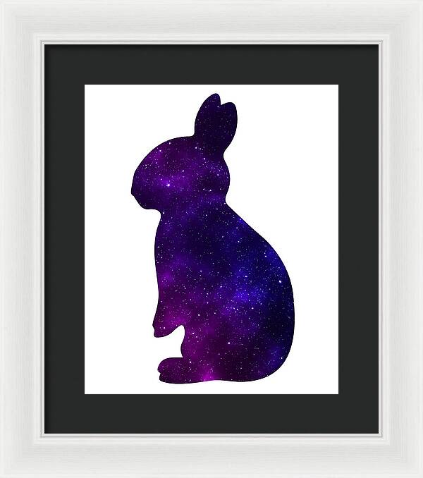 My Bunny Valentine Cute Rabbit - Framed Print