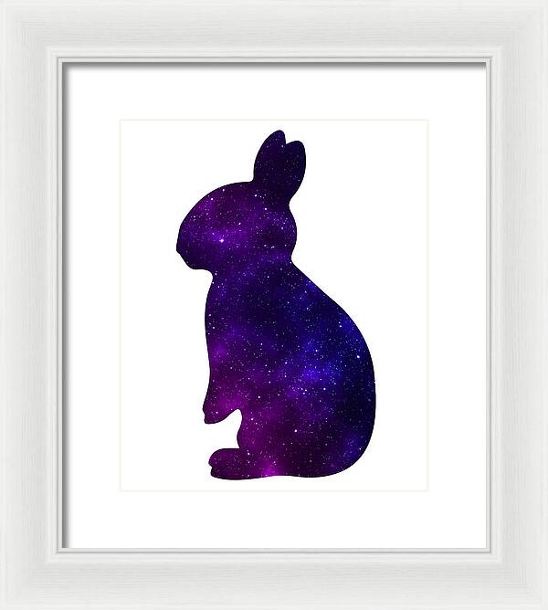 My Bunny Valentine Cute Rabbit - Framed Print