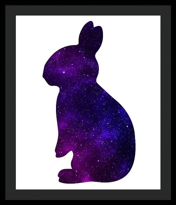 My Bunny Valentine Cute Rabbit - Framed Print