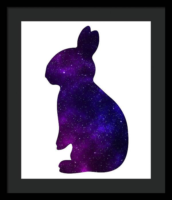 My Bunny Valentine Cute Rabbit - Framed Print
