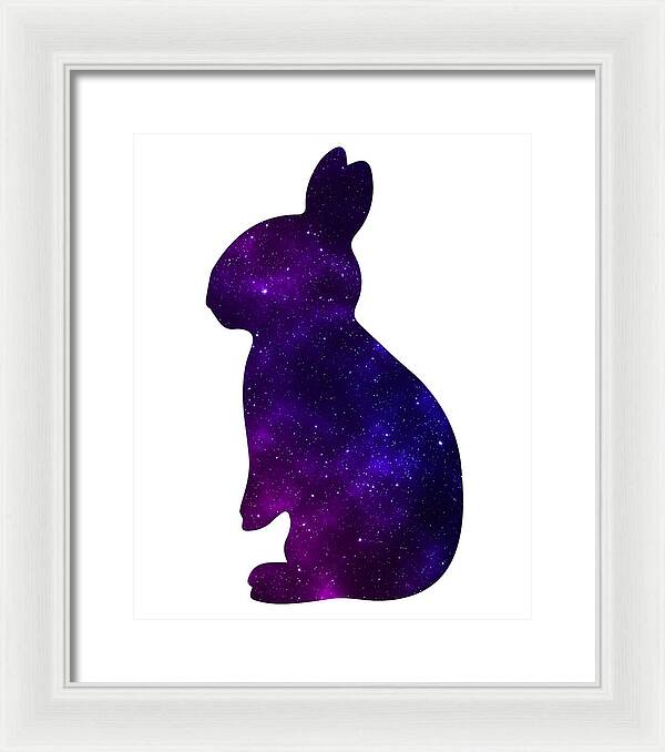 My Bunny Valentine Cute Rabbit - Framed Print